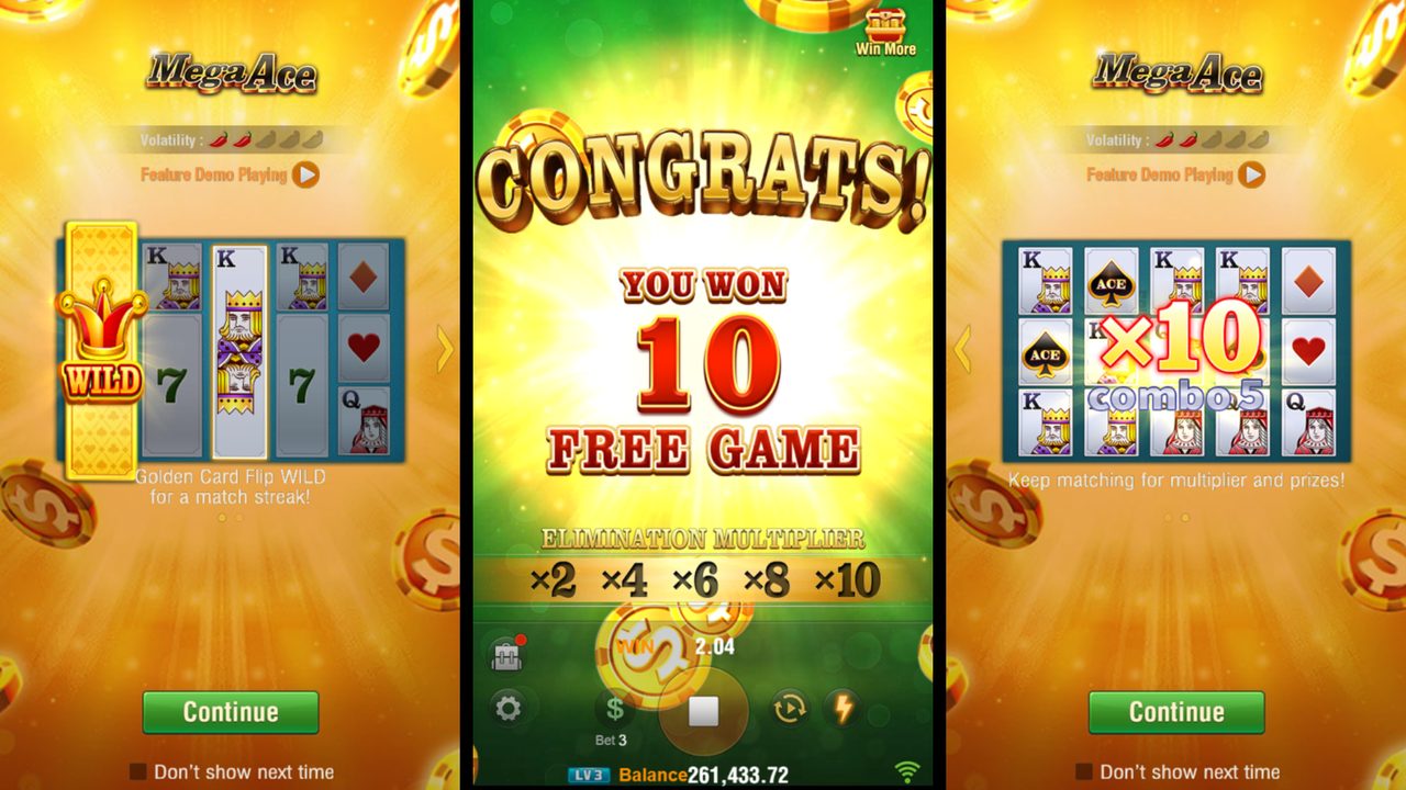 Mega Ace gameplay screenshot