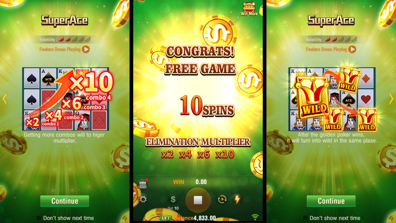 Super Ace gameplay screenshot